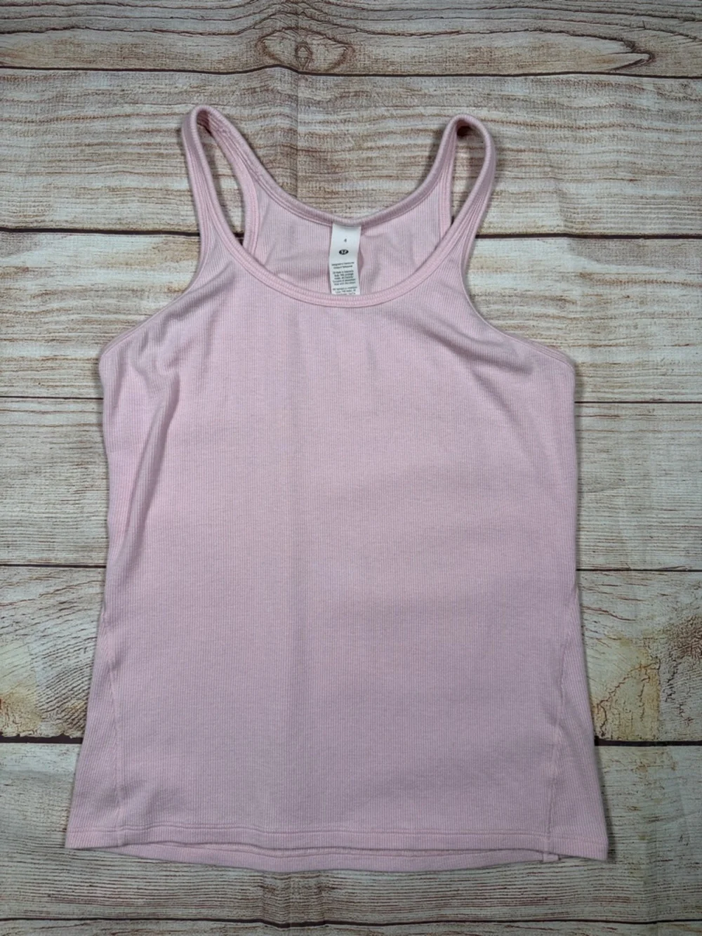 Lululemon Light Pink Ribbed Tank‎